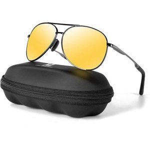 Aviator Sunglasses Men Polarized Women UV Protection Lightweight Driving Fishing